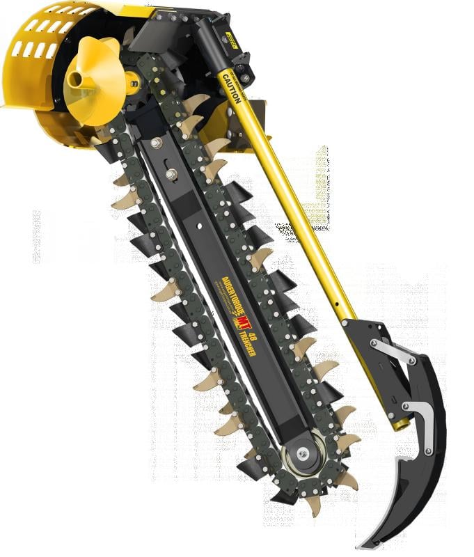 Trencher, 2.5 - 5 metric tons (5, 500 lbs. to 11, 000 lbs.)